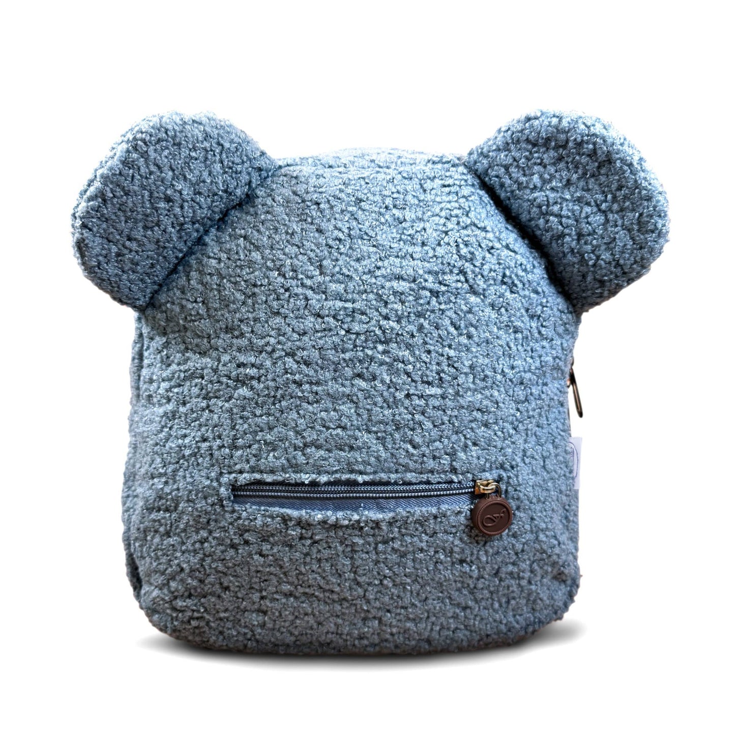 Geborduurde Teddy Rugzak - Blauw