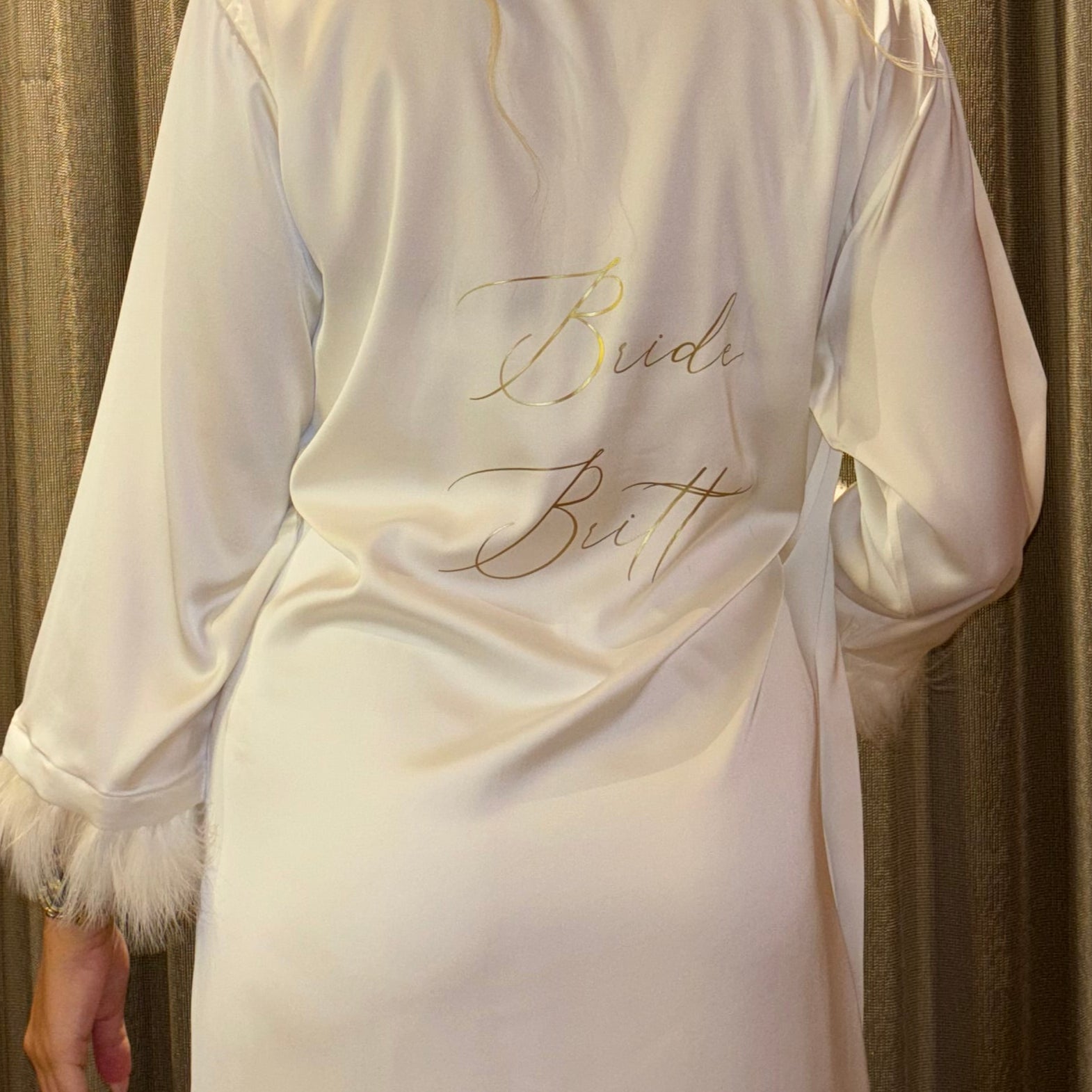 Gepersonaliseerde Bride Short Set - HADIYAA