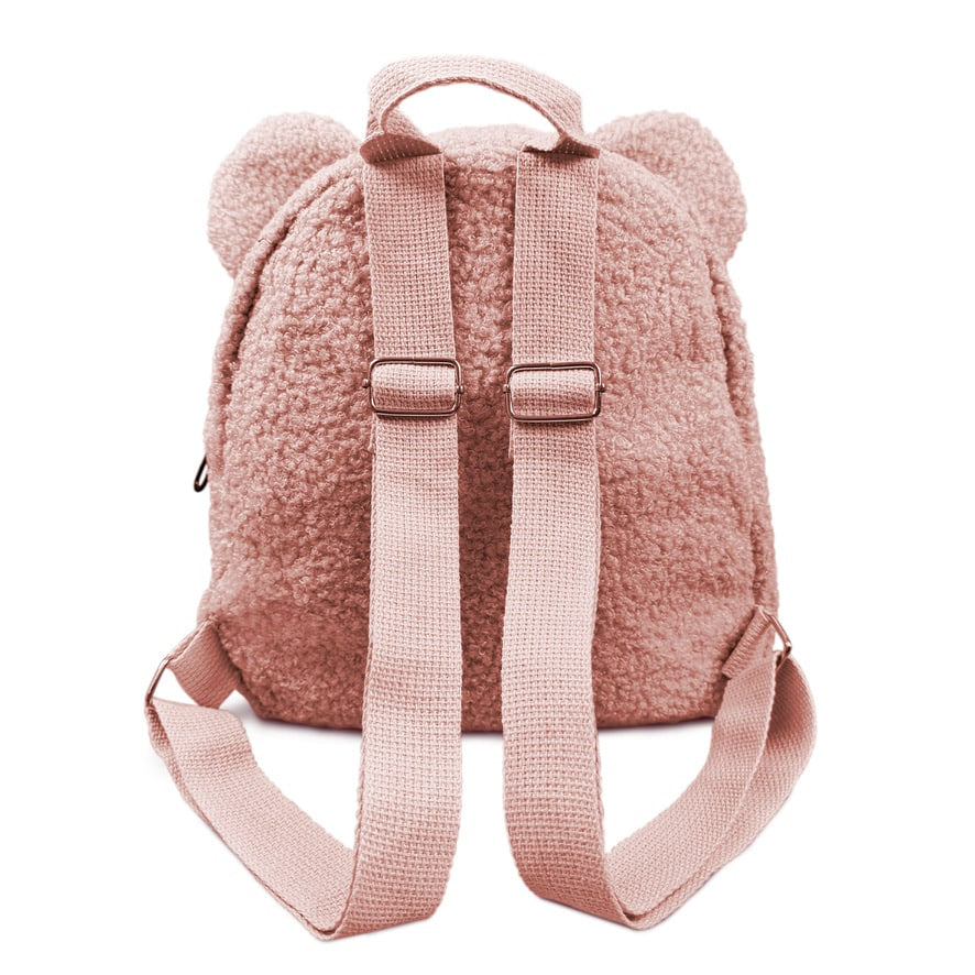 Geborduurde Teddy Rugzak - Roos - HADIYAA