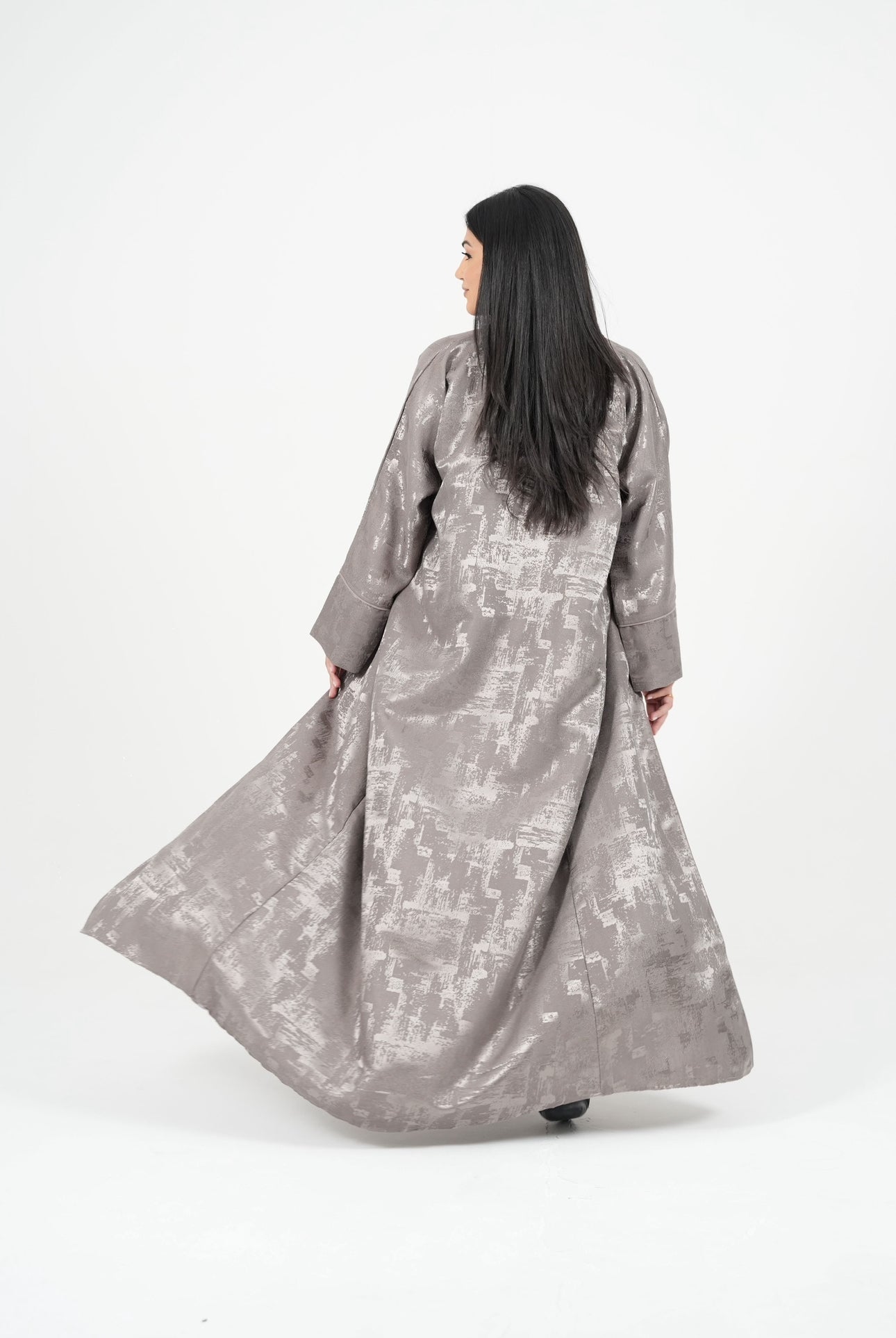 Abaya (Kimono + Onderjurk) - Taupe - HADIYAA