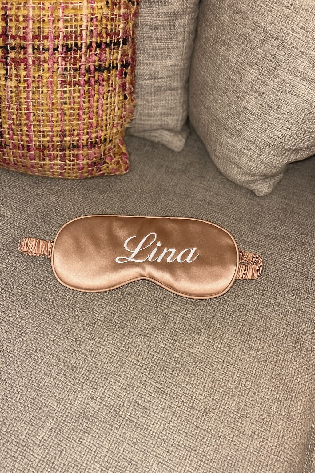 Gepersonaliseerde Slaapmasker - Champagne - HADIYAA
