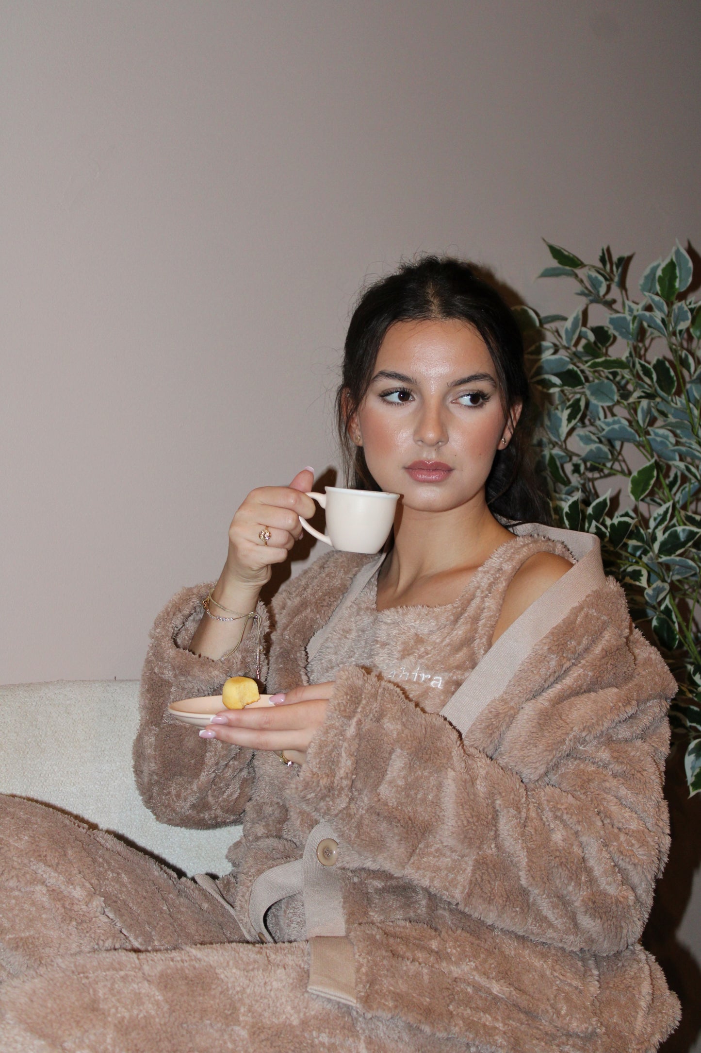 4-in-1 Luxe Pyjama (Bruin)