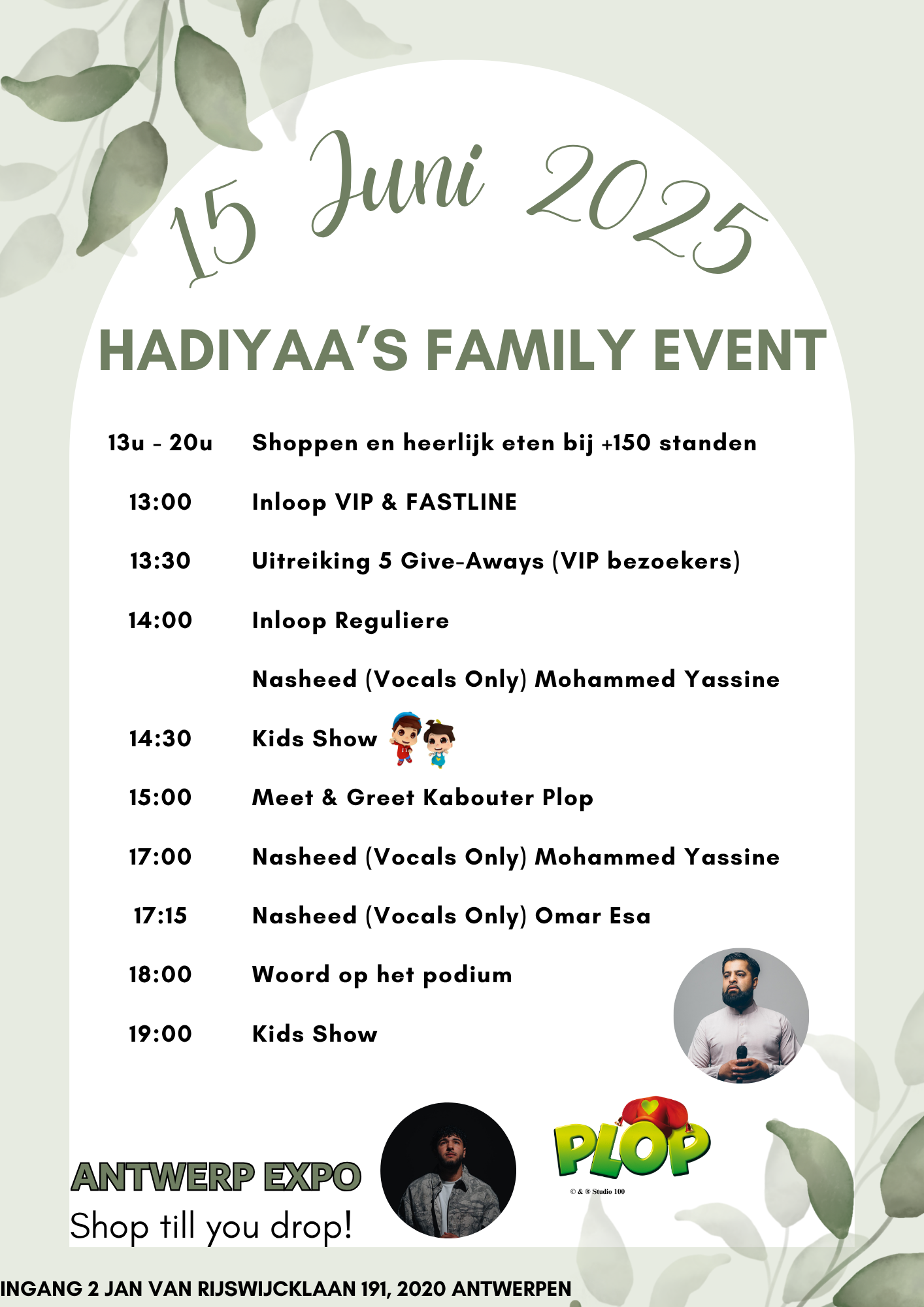 Hadiyaa's Summer Event 15/06/2025
