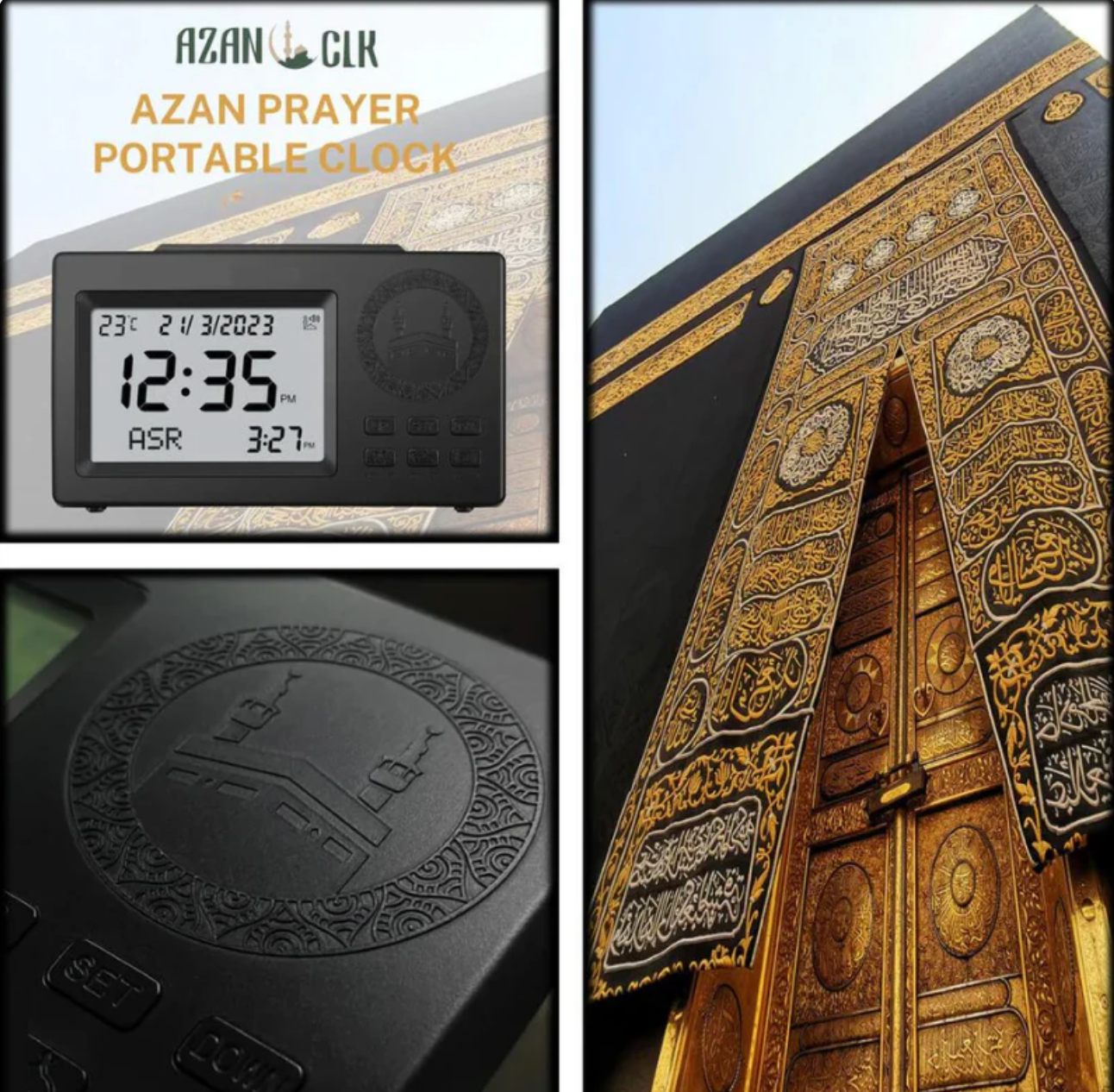 ADHAN CLOCK (DRAADLOOS) - HADIYAA
