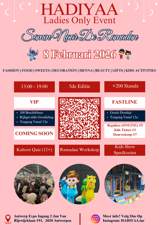 STANDHOUDERS: Hadiyaa Samen Naar De Ramadan 08/02/2026 - HADIYAA