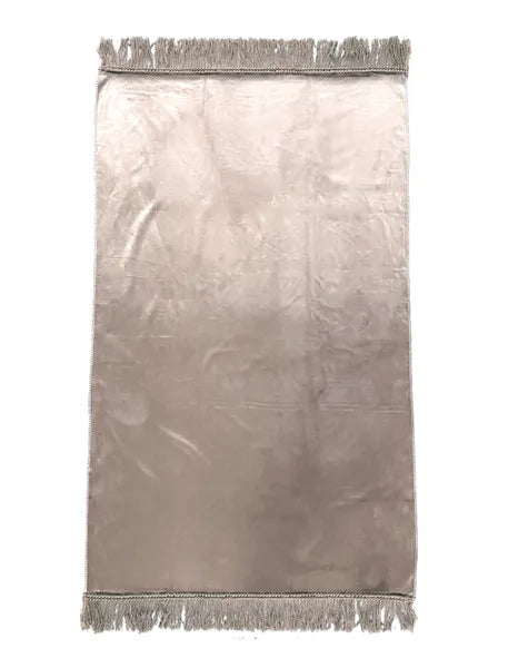 Gepersonaliseerde Fluwele/Velvet Gebedsmat Licht Taupe - HADIYAA