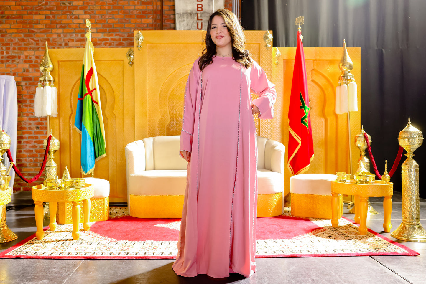 Abaya Lina - Roos