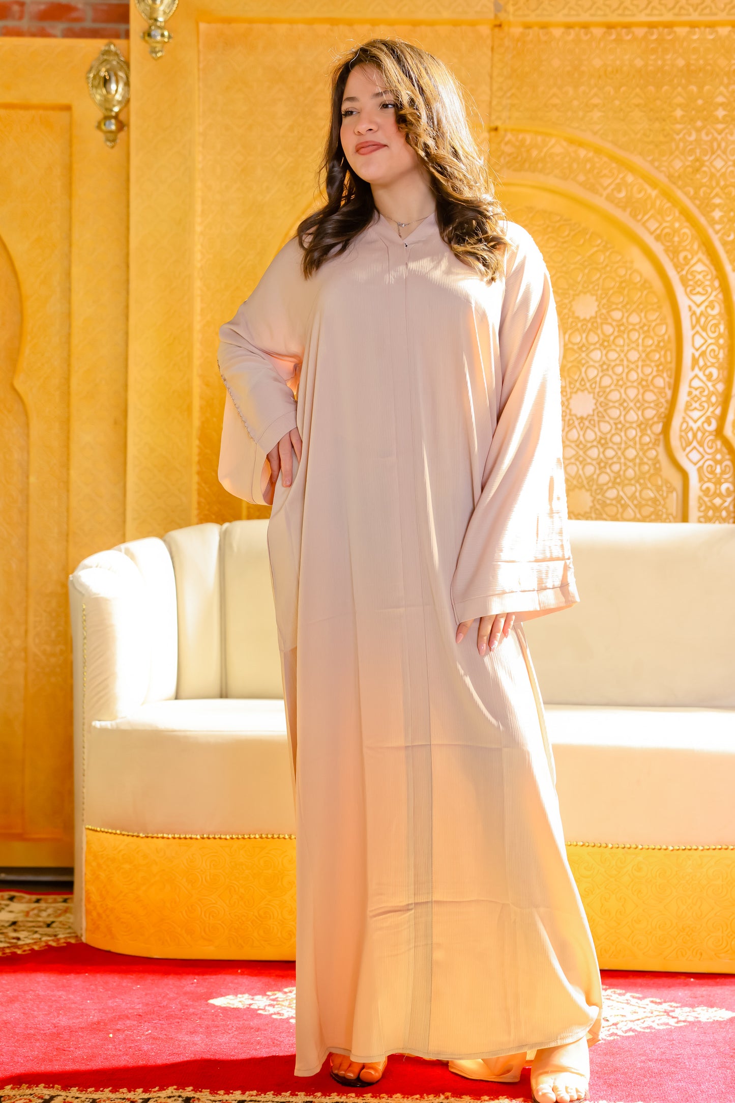 Abaya Aicha - Lichtbeige