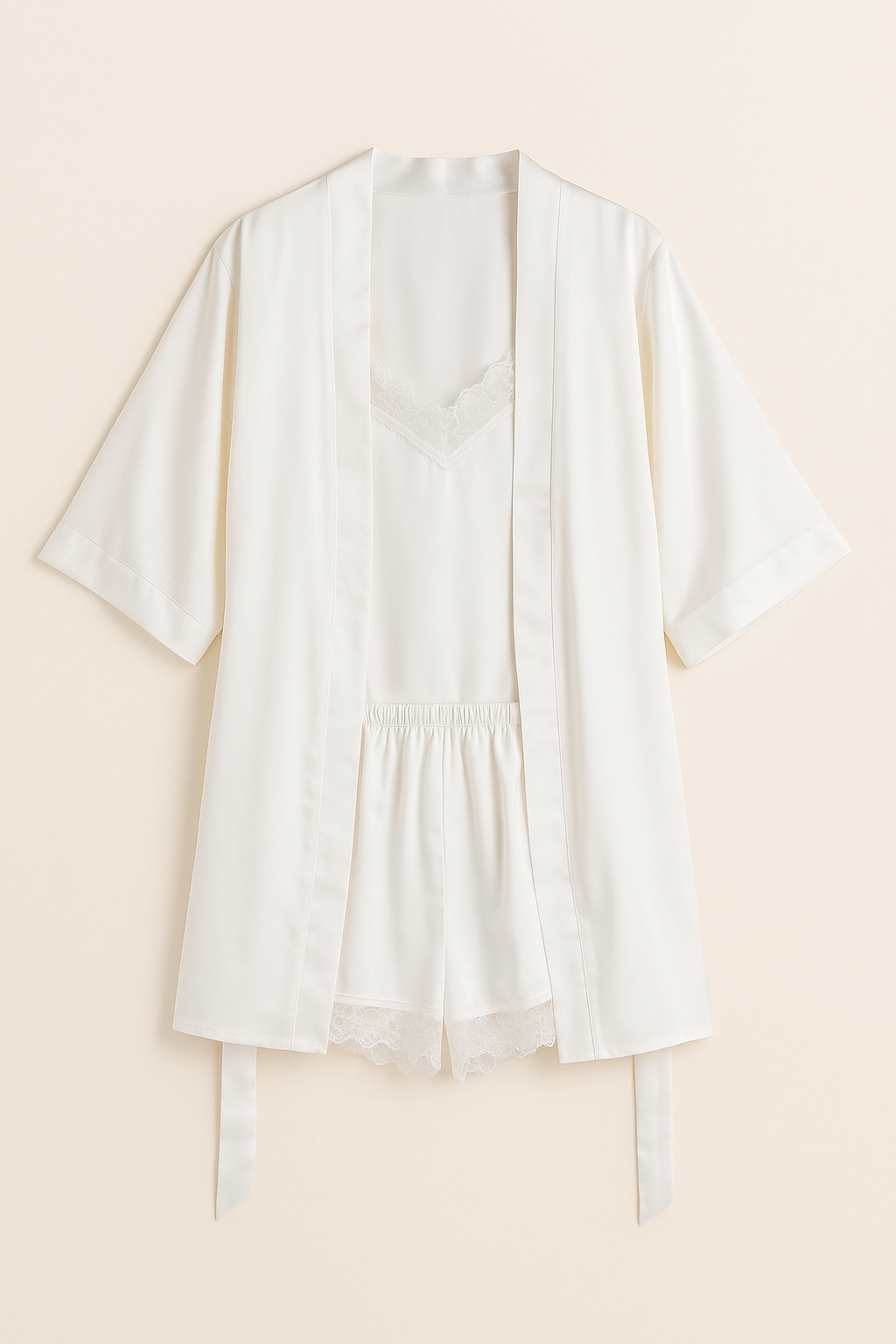PLUS SIZE: Gepersonaliseerde Bride Short Set