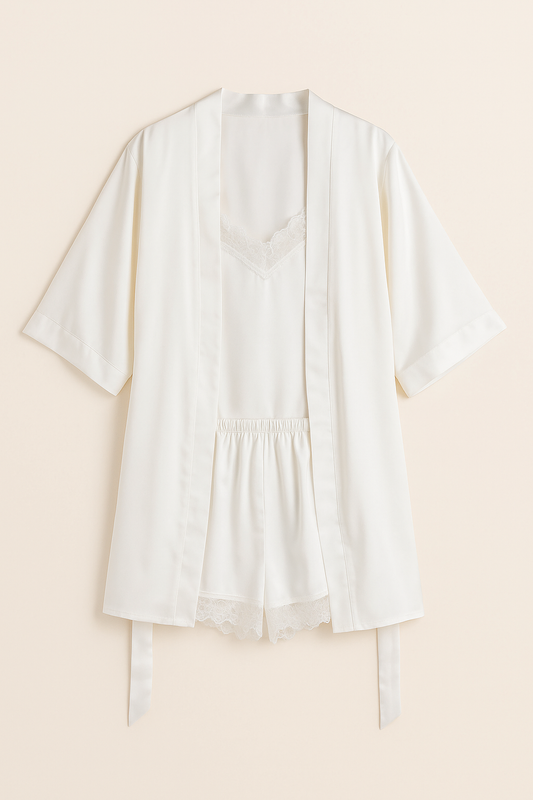 PLUS SIZE: Gepersonaliseerde Bride Short Set