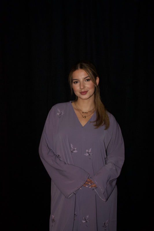Abaya Mauve (Kimono)