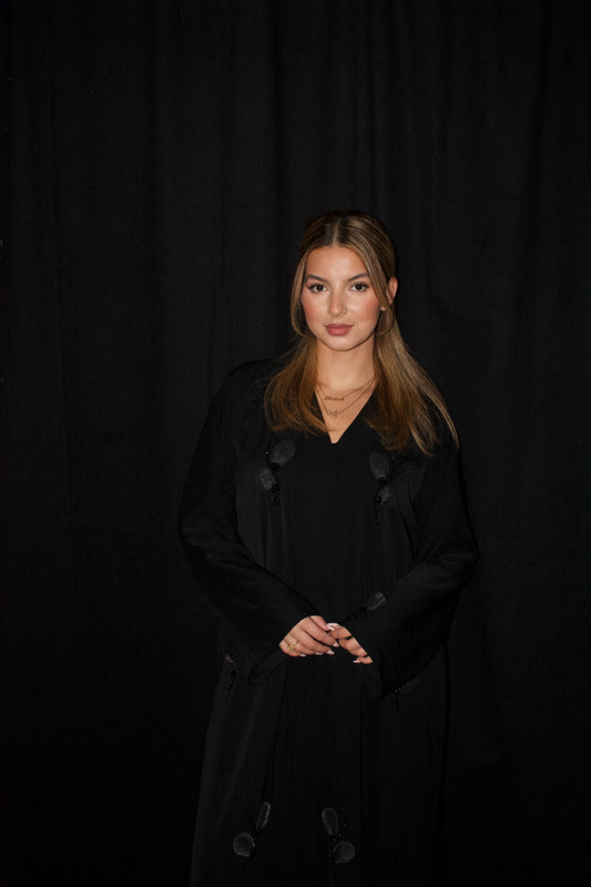 Abaya Zwart (Kimono)