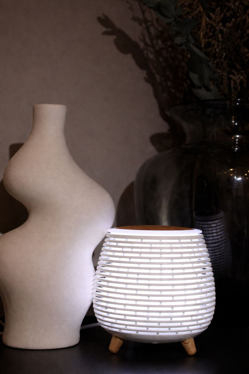 Aroma Diffuser Met Ledverlichting - Wit