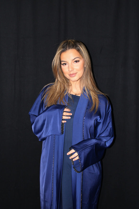 Abaya Blauw (Kimono + Onderjurk)