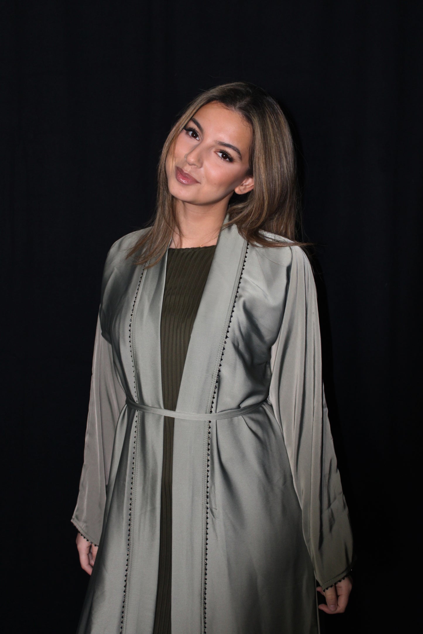 Abaya Groen (Kimono + Onderjurk)