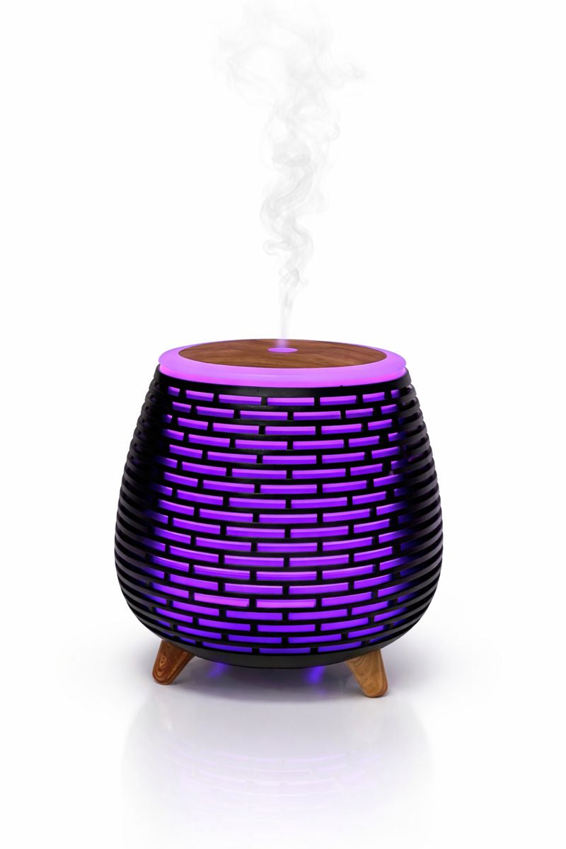 Aroma Diffuser Met Ledverlichting - Zwart
