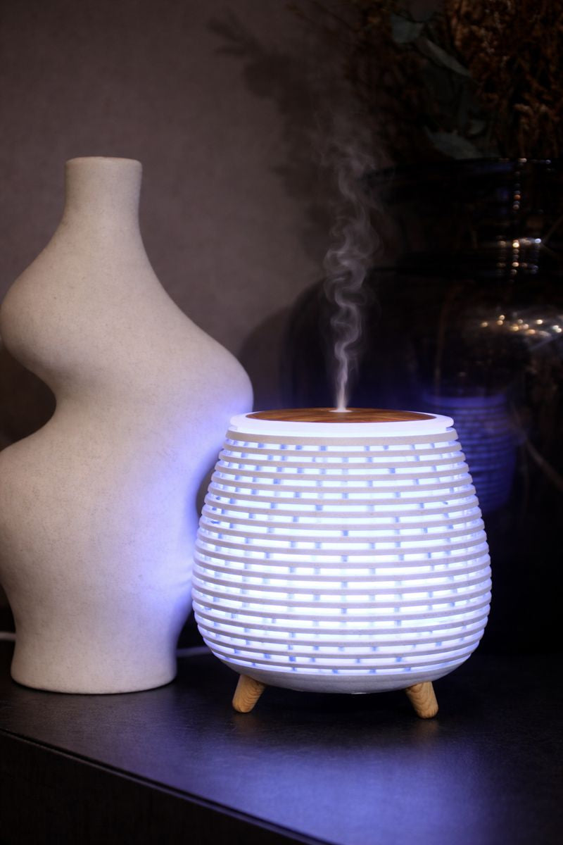 Aroma Diffuser Met Ledverlichting - Wit
