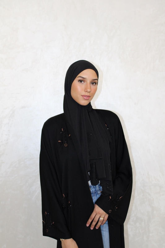 Abaya Sohaila (With Buttons)