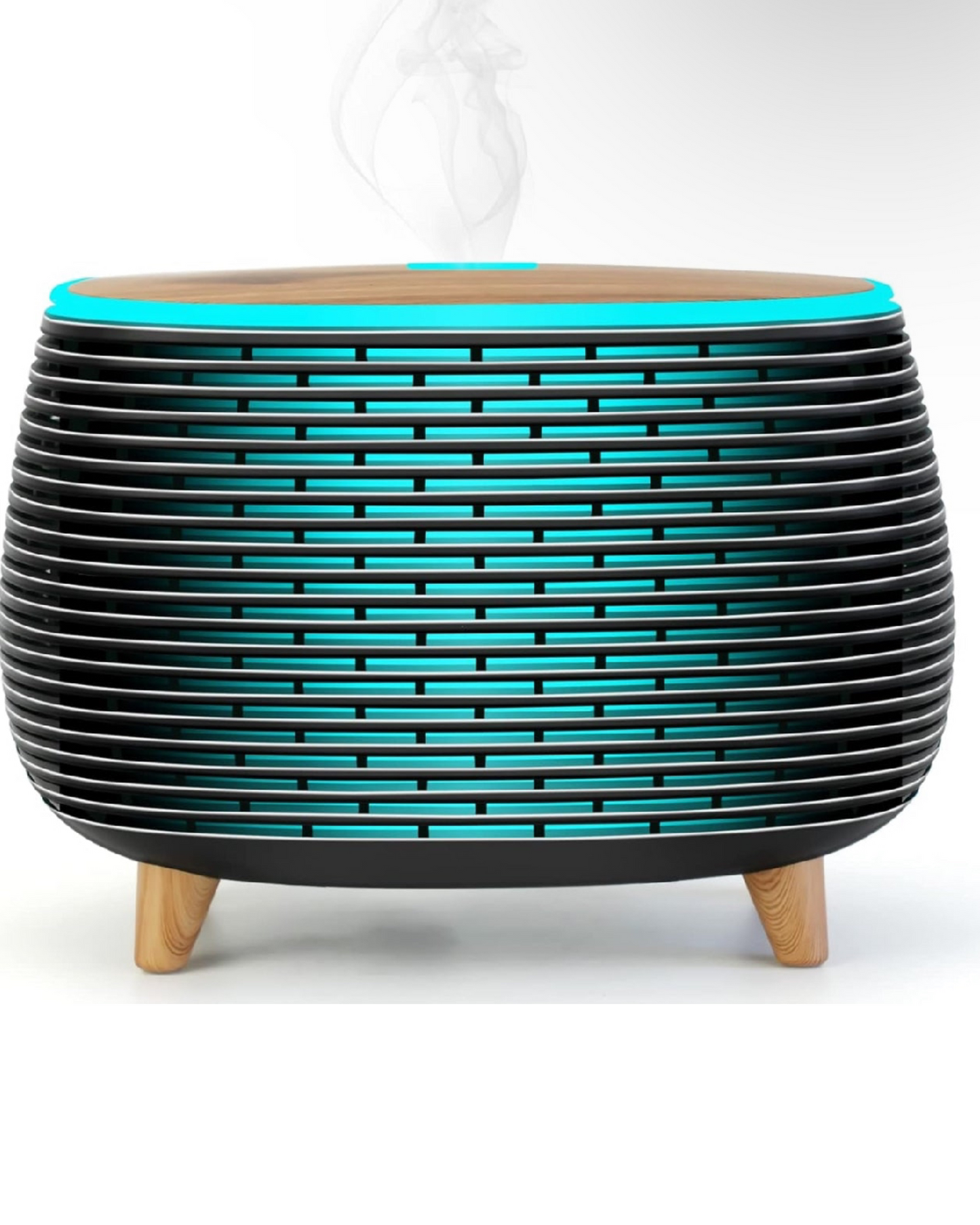 XL Aroma Diffuser Met Ledverlichting - Zwart