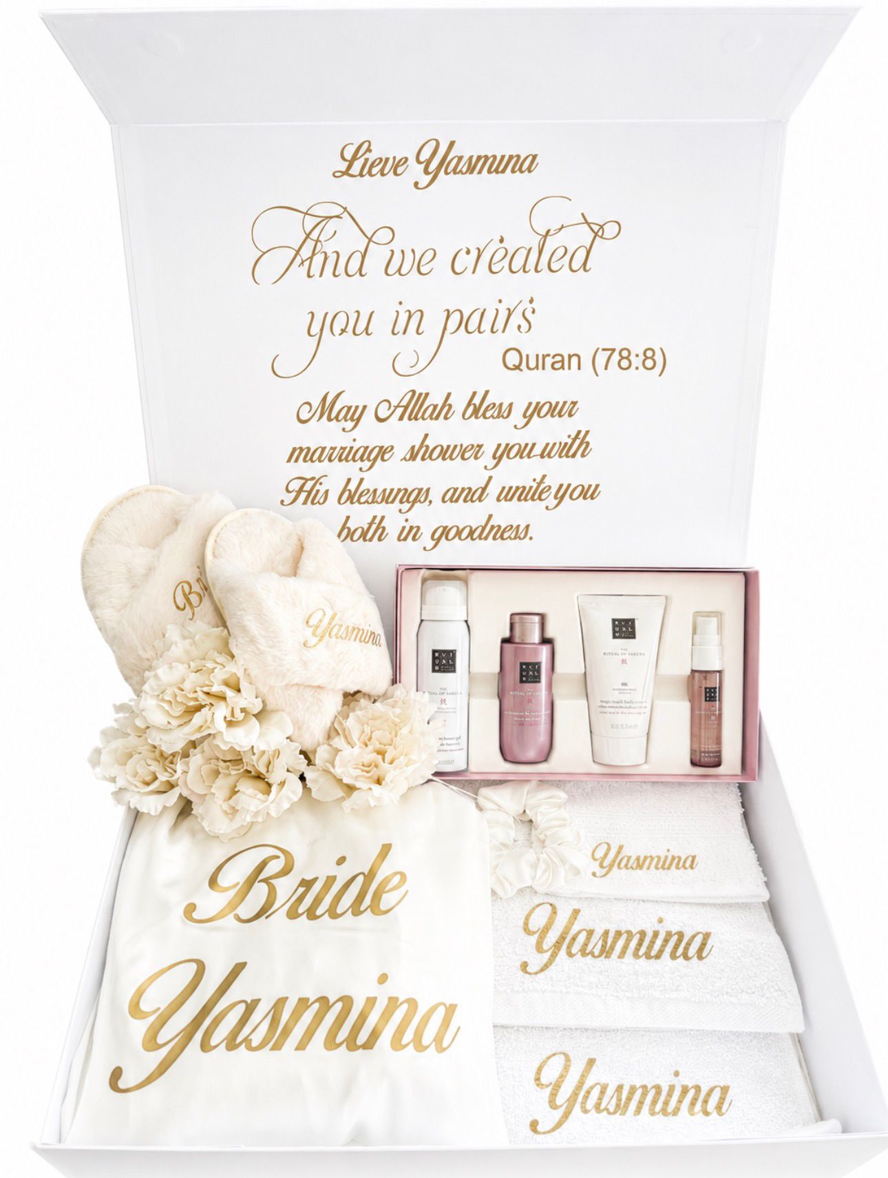 Luxe Rituals Bridal Giftbox – Gepersonaliseerde Wedding Set